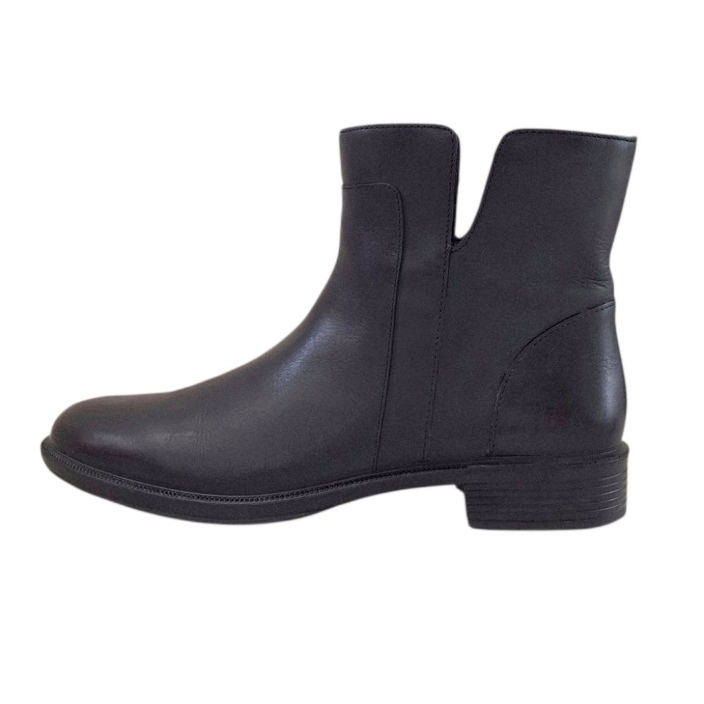 Umberto Rafini Vìntage 90s Leather Equestrian Style Ankle Boots 39 8.5 - Picture 5 of 8